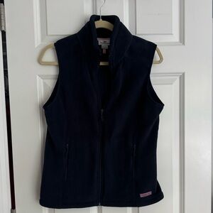 Vineyard Vines Women's Navy Fleece Vest